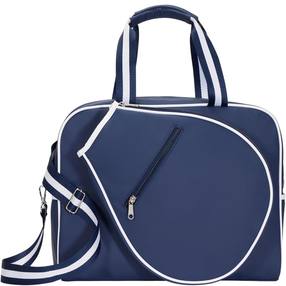 Navy Tennis Sport Bag for Women - Picture 4 of 6